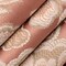 Felicity Coral - Coral & Peach,Pink Damask Upholstery Fabric 54 Inches"